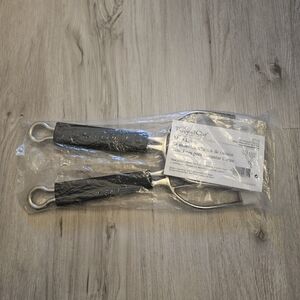 Pampered Chef 2715 Black Stainless Steel Meat Lifters Forks New in Packaging
